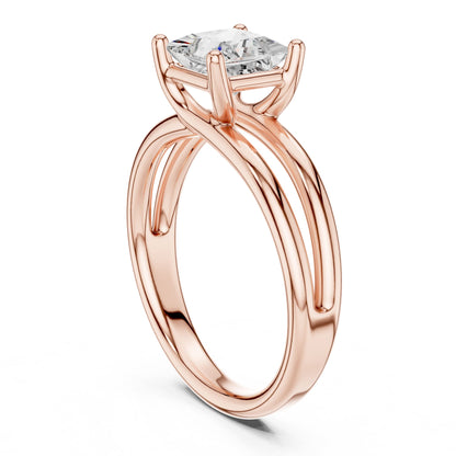 Princess Solitaire Lab Grown Diamond Engagement Ring