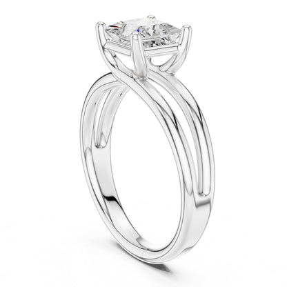Princess Solitaire Lab Grown Diamond Engagement Ring