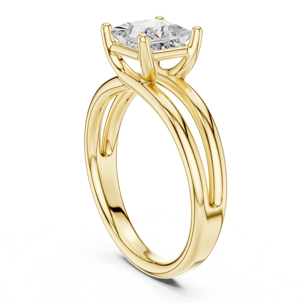 Princess Solitaire Lab Grown Diamond Engagement Ring