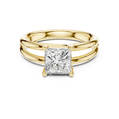 Princess Solitaire Lab Grown Diamond Engagement Ring