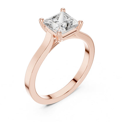 Princess Solitaire Lab Grown Diamond Engagement Ring