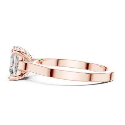 Princess Solitaire Lab Grown Diamond Engagement Ring