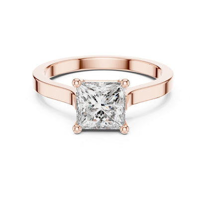 Princess Solitaire Lab Grown Diamond Engagement Ring
