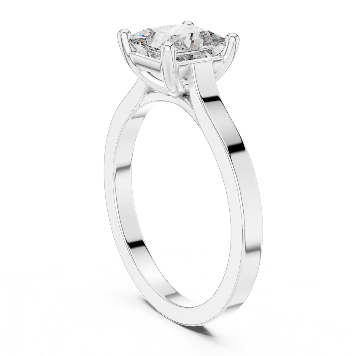 Princess Solitaire Lab Grown Diamond Engagement Ring