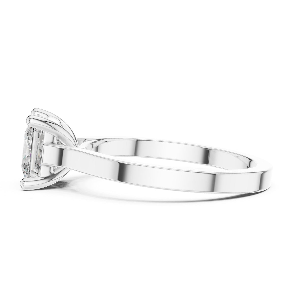 Princess Solitaire Lab Grown Diamond Engagement Ring
