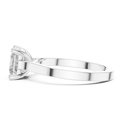 Princess Solitaire Lab Grown Diamond Engagement Ring