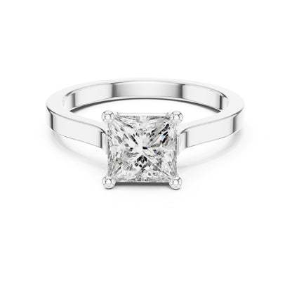 Princess Solitaire Lab Grown Diamond Engagement Ring
