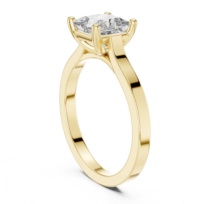 Princess Solitaire Lab Grown Diamond Engagement Ring
