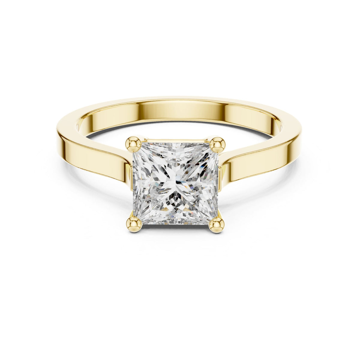 Princess Solitaire Lab Grown Diamond Engagement Ring