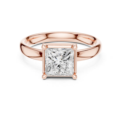 Princess Solitaire Lab Grown Diamond Engagement Ring