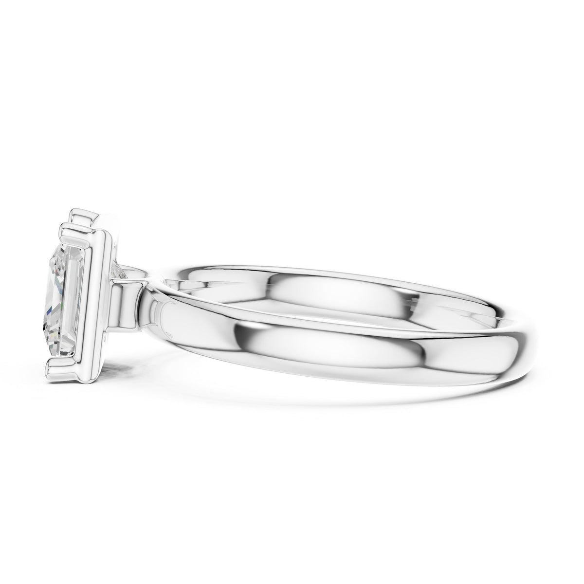 Princess Solitaire Lab Grown Diamond Engagement Ring