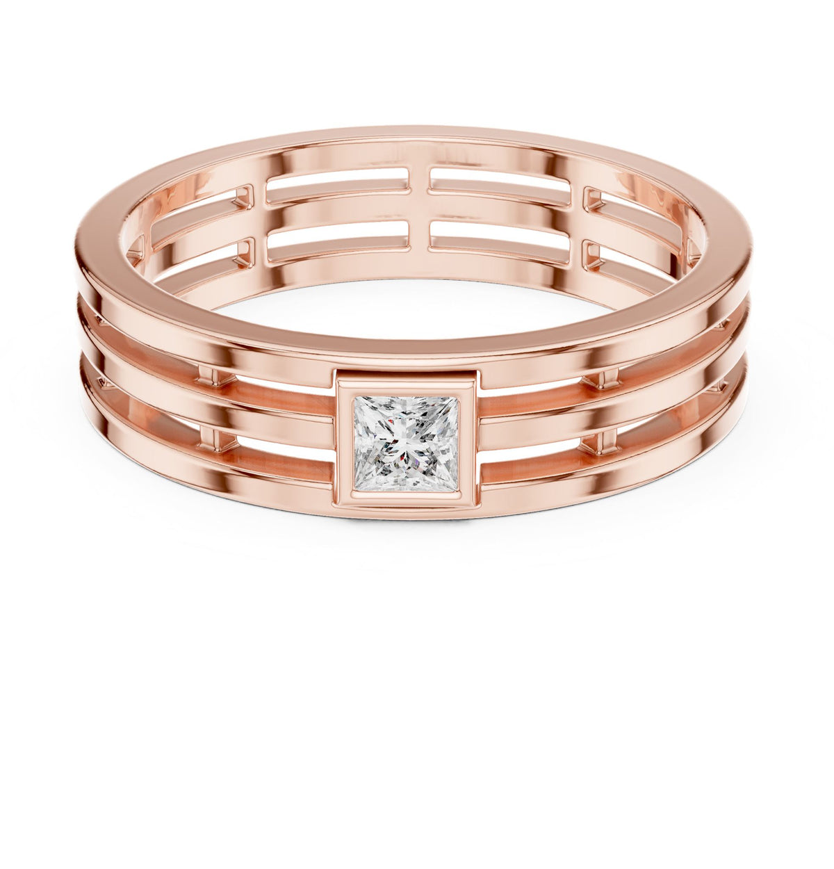 Princess Solitaire Lab Grown Diamond Engagement Ring