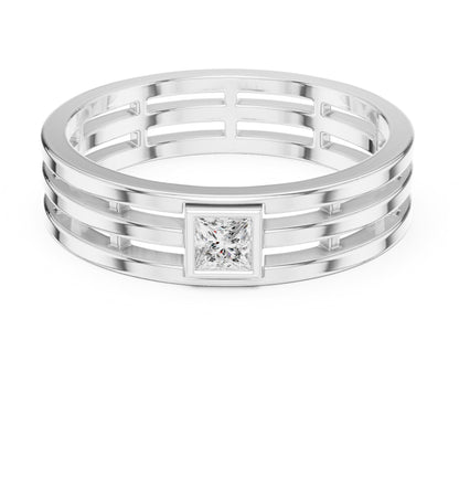 Princess Solitaire Lab Grown Diamond Engagement Ring
