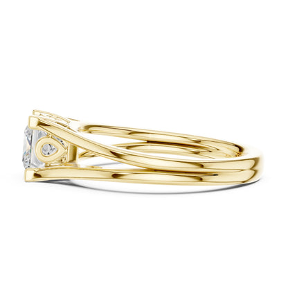Princess Solitaire Lab Grown Diamond Engagement Ring
