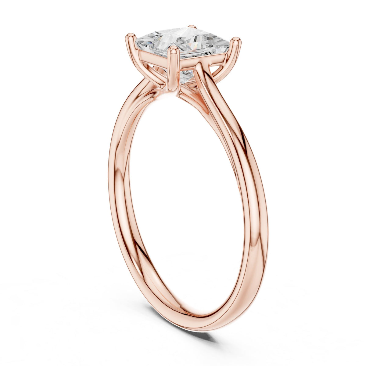 Princess Solitaire Lab Grown Diamond Engagement Ring