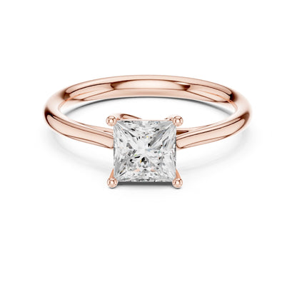 Princess Solitaire Lab Grown Diamond Engagement Ring