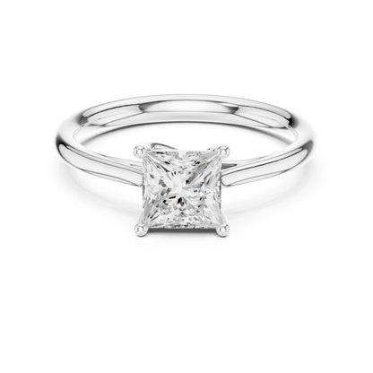 Princess Solitaire Lab Grown Diamond Engagement Ring