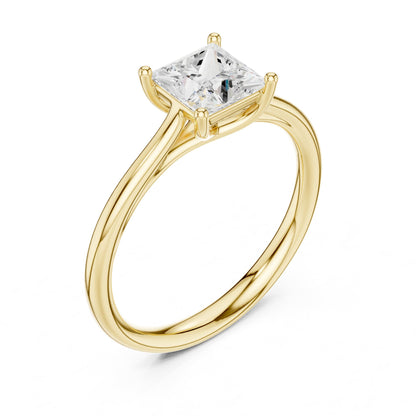 Princess Solitaire Lab Grown Diamond Engagement Ring