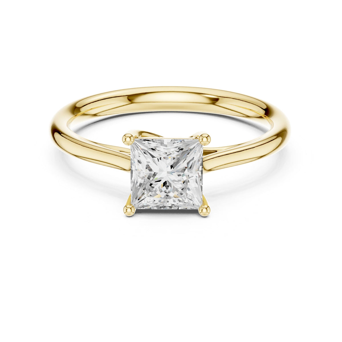 Princess Solitaire Lab Grown Diamond Engagement Ring