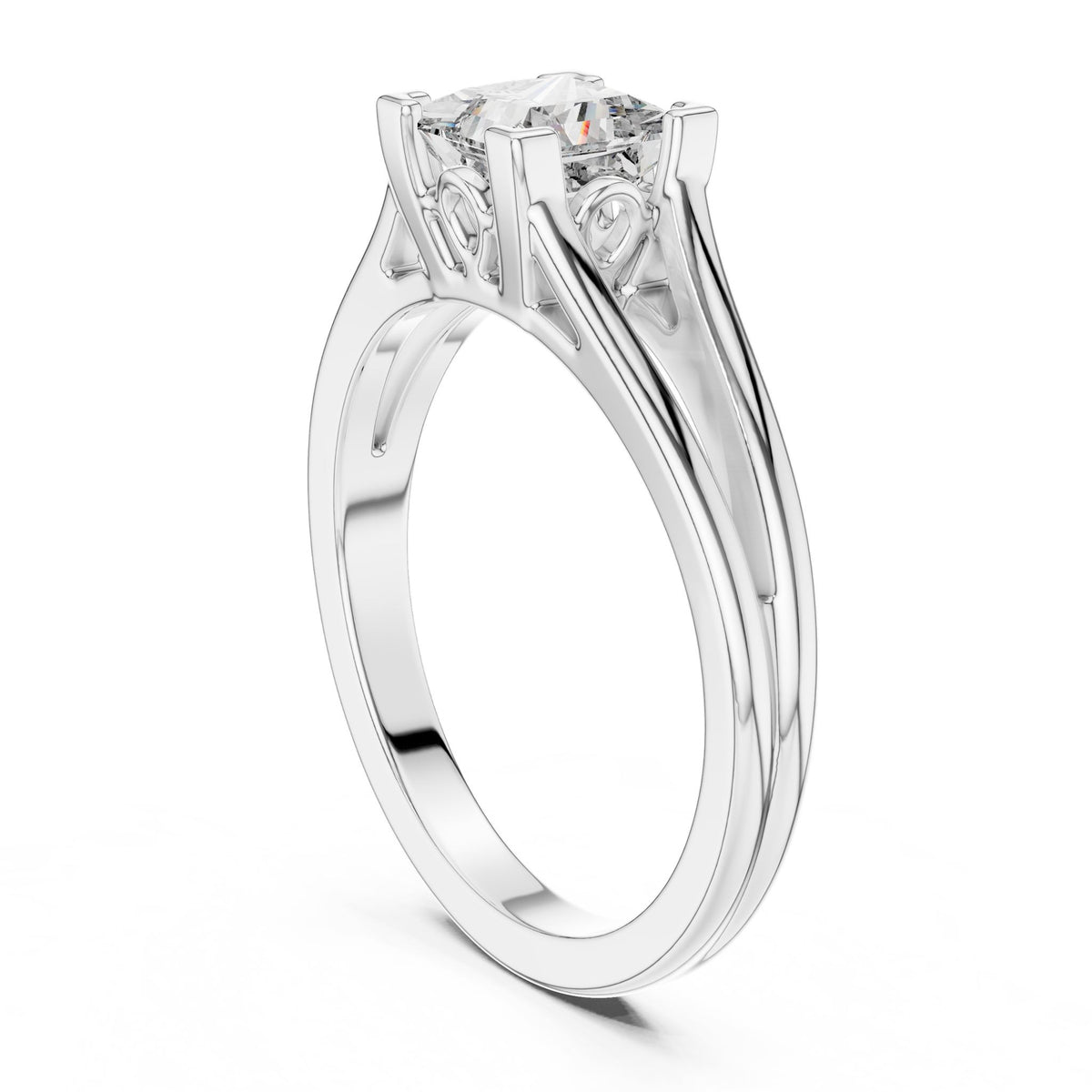 Princess Solitaire Lab Grown Diamond Engagement Ring