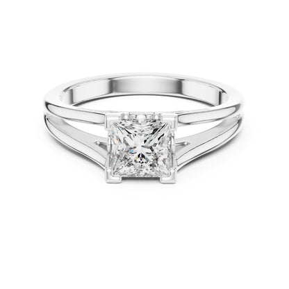 Princess Solitaire Lab Grown Diamond Engagement Ring