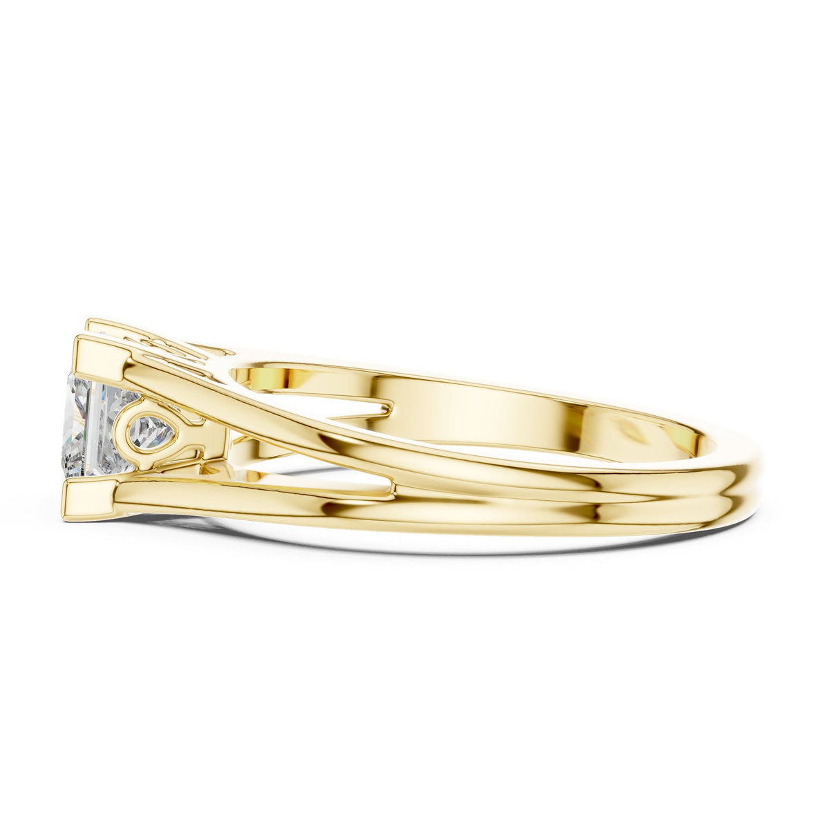 Princess Solitaire Lab Grown Diamond Engagement Ring