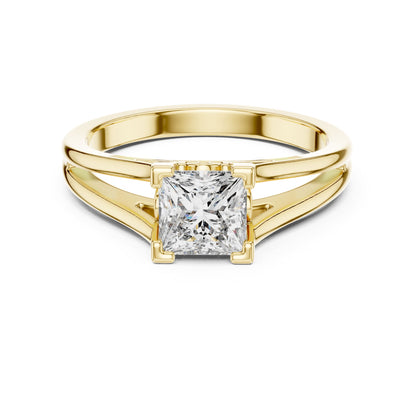 Princess Solitaire Lab Grown Diamond Engagement Ring