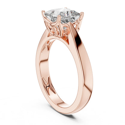 Princess Solitaire Lab Grown Diamond Engagement Ring
