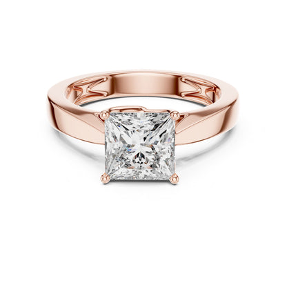 Princess Solitaire Lab Grown Diamond Engagement Ring