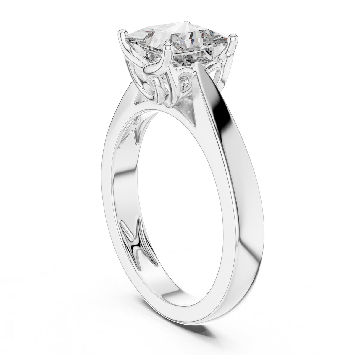 Princess Solitaire Lab Grown Diamond Engagement Ring