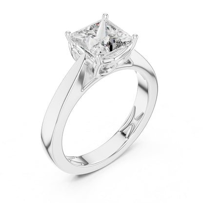 Princess Solitaire Lab Grown Diamond Engagement Ring