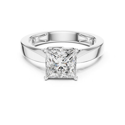 Princess Solitaire Lab Grown Diamond Engagement Ring