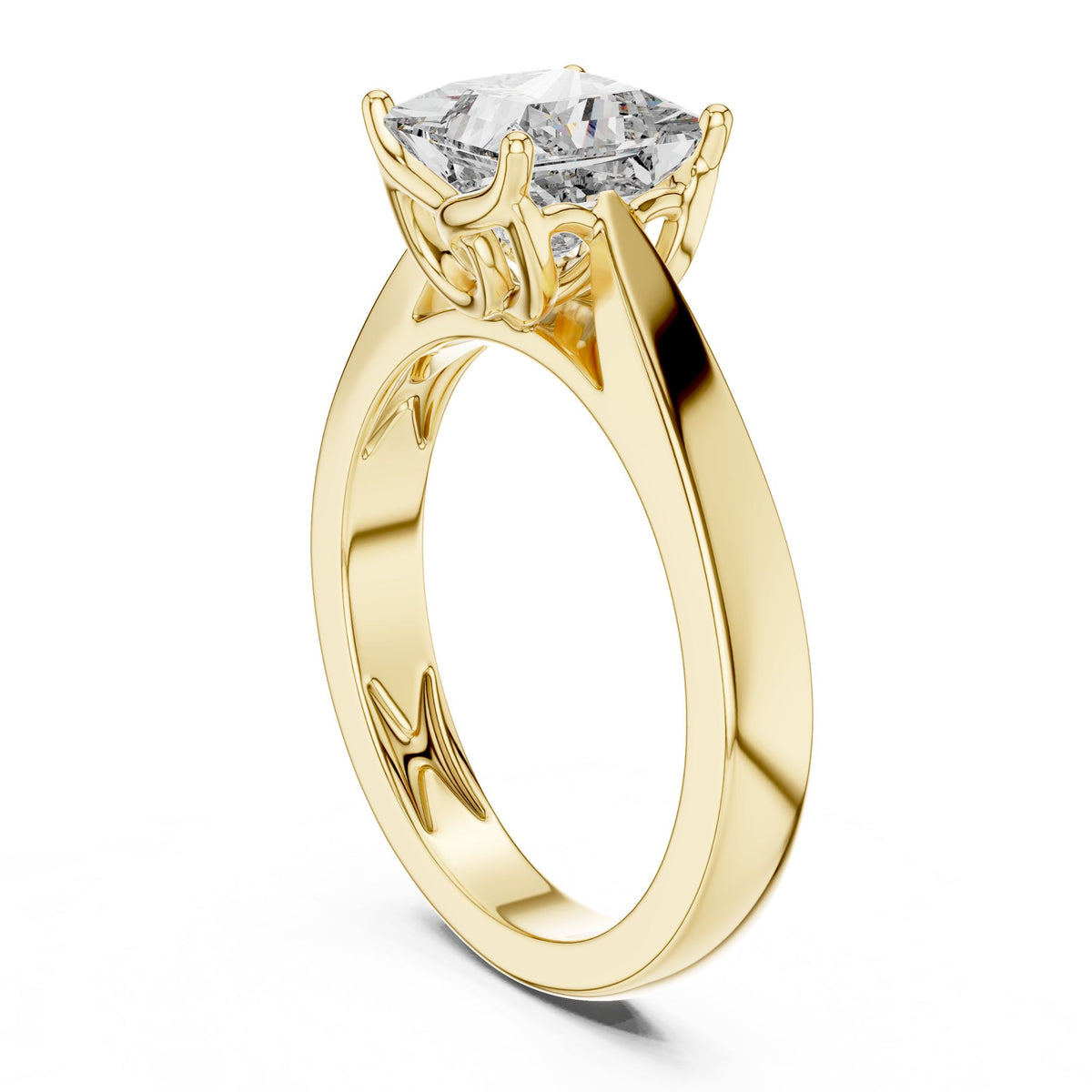 Princess Solitaire Lab Grown Diamond Engagement Ring