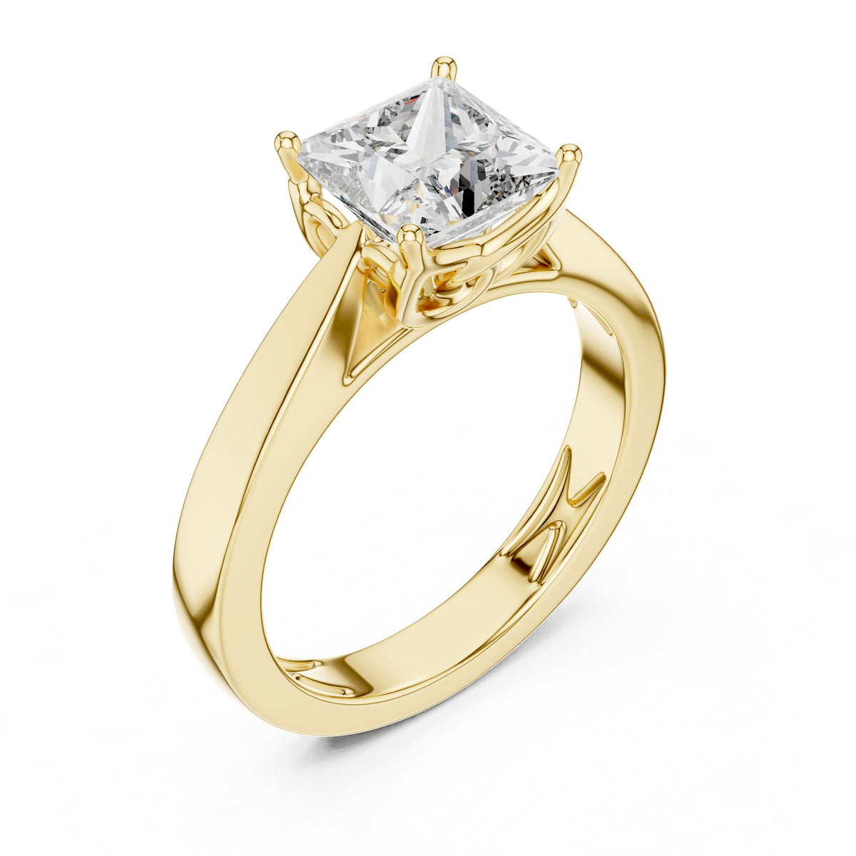 Princess Solitaire Lab Grown Diamond Engagement Ring