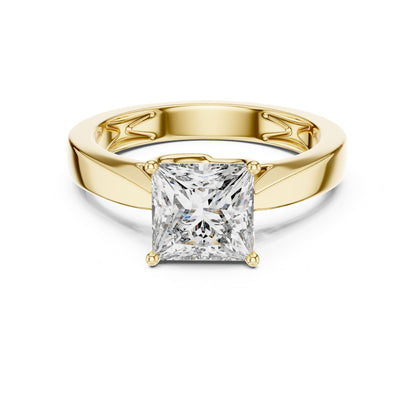 Princess Solitaire Lab Grown Diamond Engagement Ring