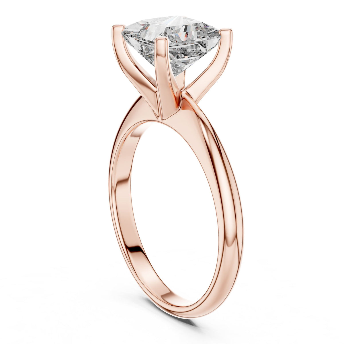 Princess Solitaire Lab Grown Diamond Engagement Ring