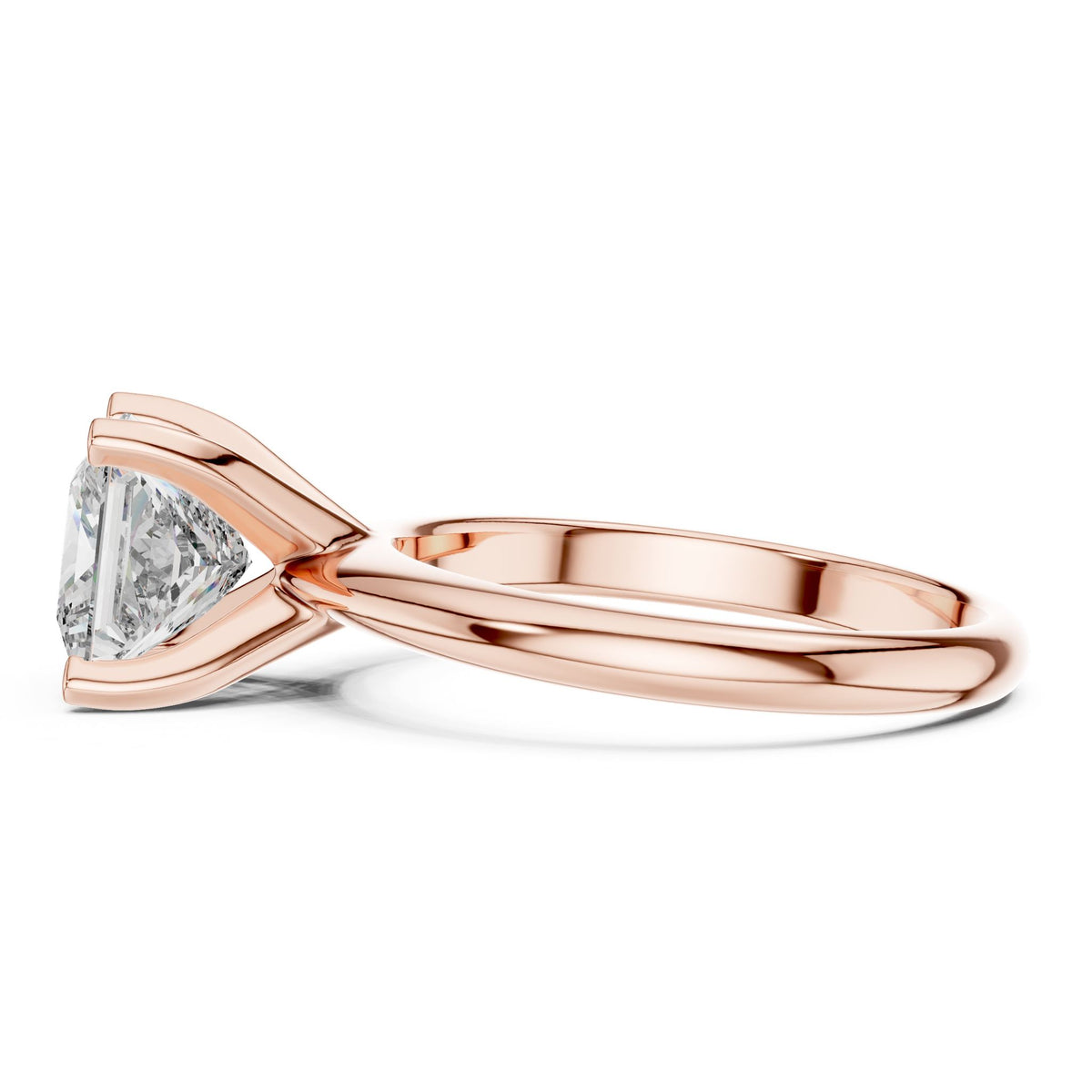 Princess Solitaire Lab Grown Diamond Engagement Ring