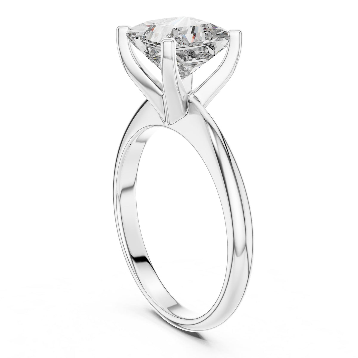 Princess Solitaire Lab Grown Diamond Engagement Ring