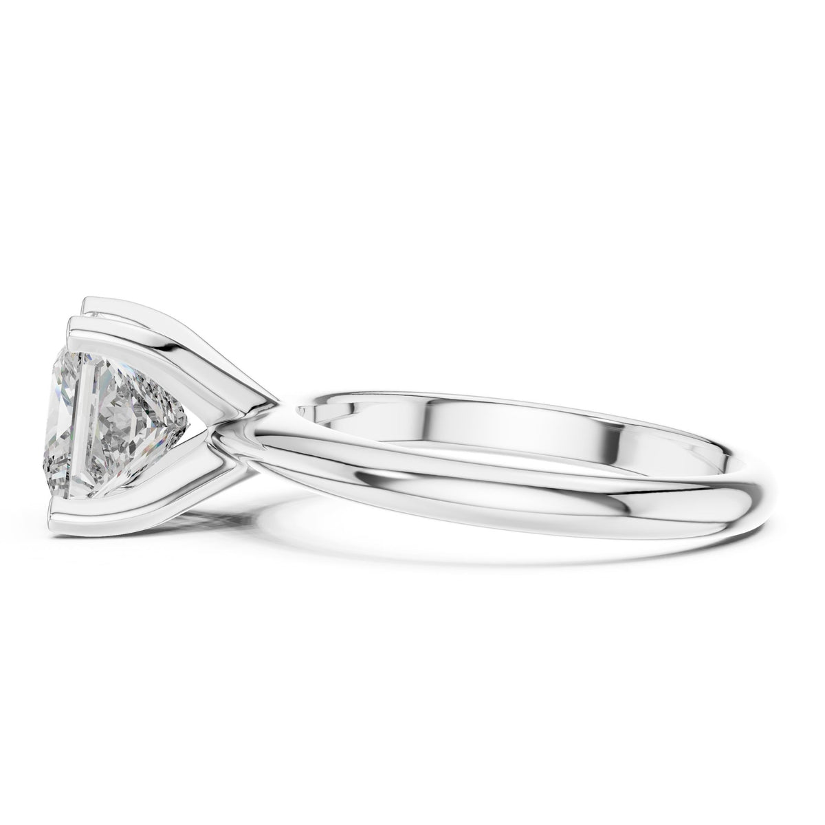 Princess Solitaire Lab Grown Diamond Engagement Ring