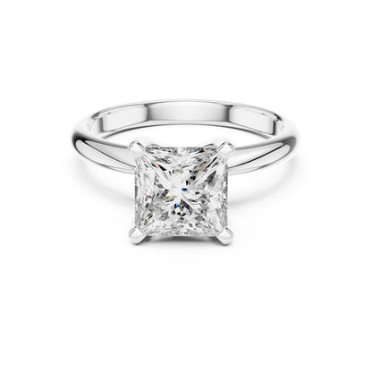 Princess Solitaire Lab Grown Diamond Engagement Ring