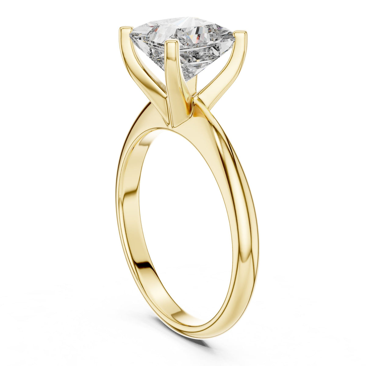Princess Solitaire Lab Grown Diamond Engagement Ring
