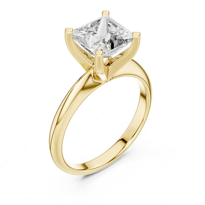 Princess Solitaire Lab Grown Diamond Engagement Ring
