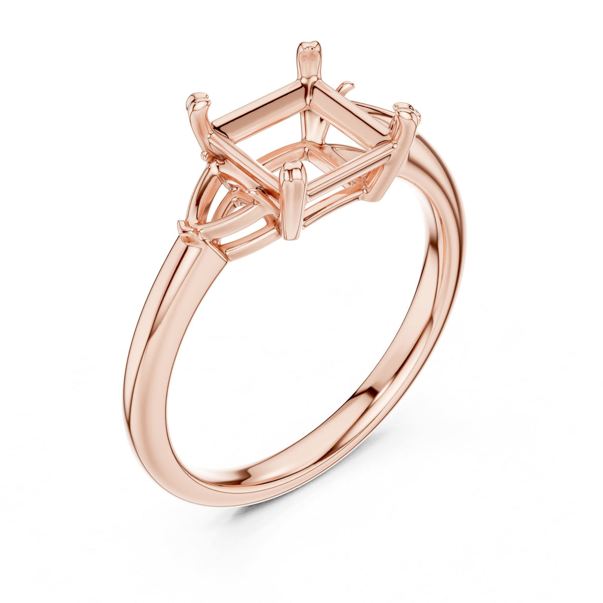 Princess Three Stone Lab Grown Diamond Engagement Ring