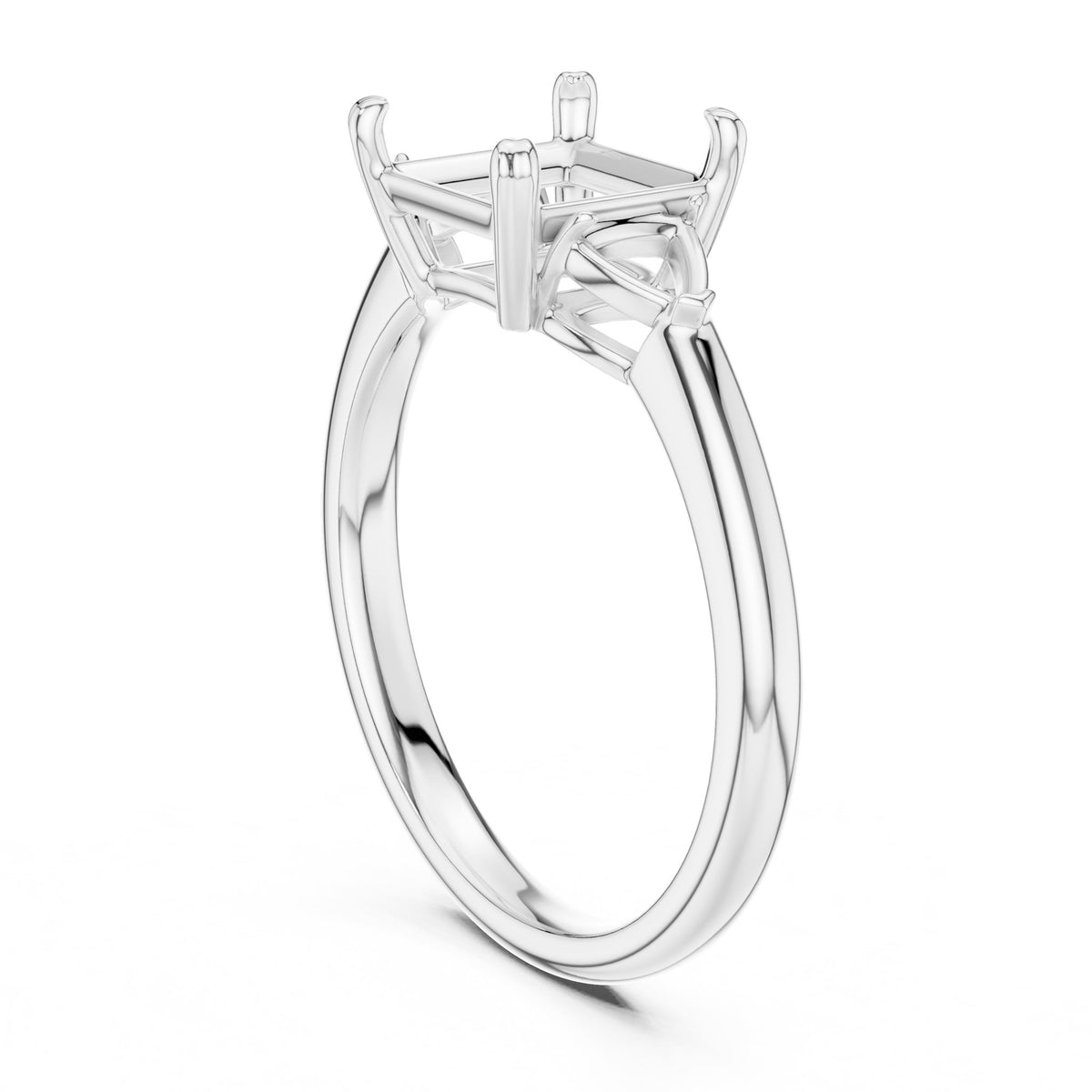 Princess Three Stone Lab Grown Diamond Engagement Ring