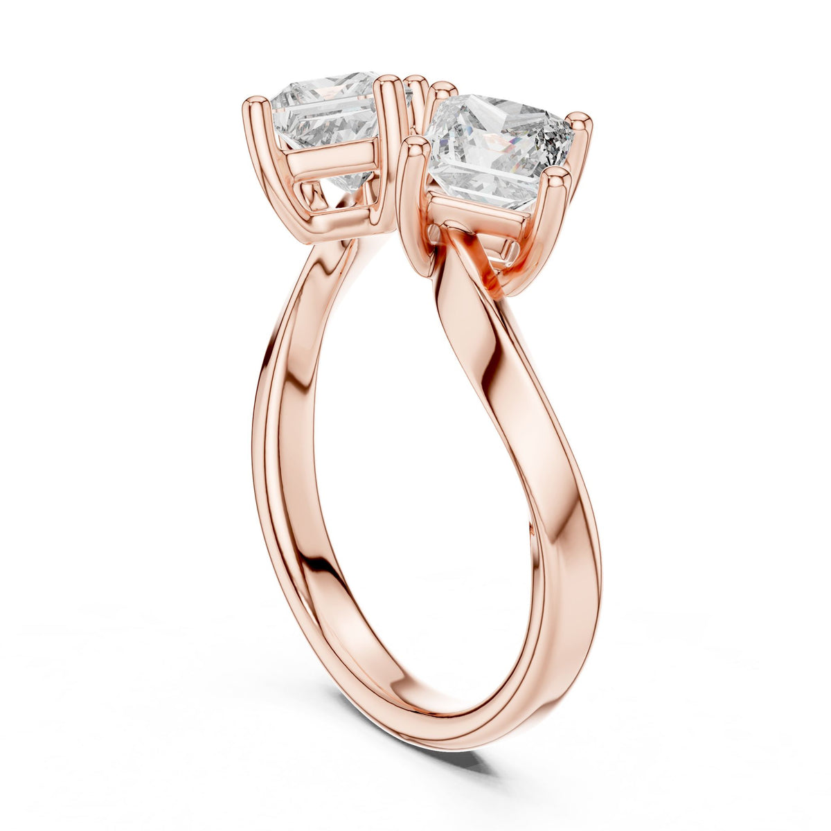 Princess Three Stone Lab Grown Diamond Engagement Ring
