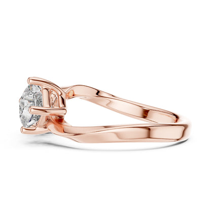 Princess Three Stone Lab Grown Diamond Engagement Ring