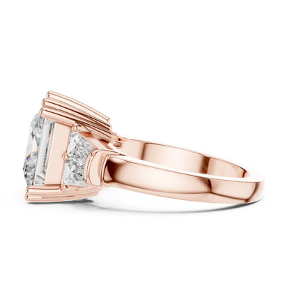Princess Three Stone Lab Grown Diamond Engagement Ring