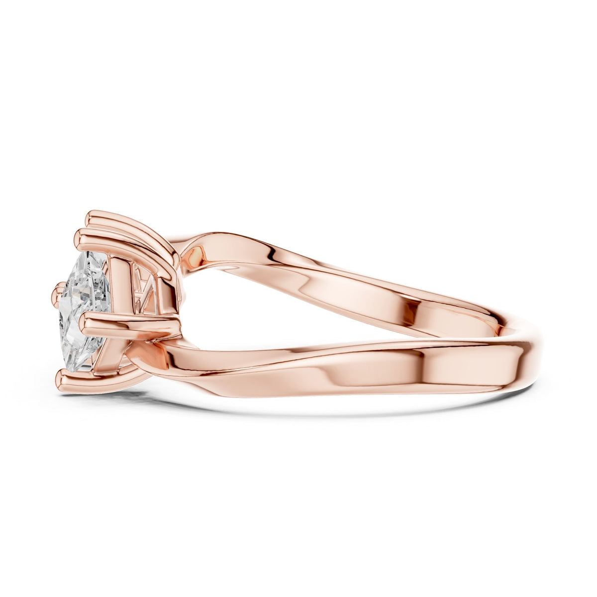 Princess Three Stone Lab Grown Diamond Engagement Ring
