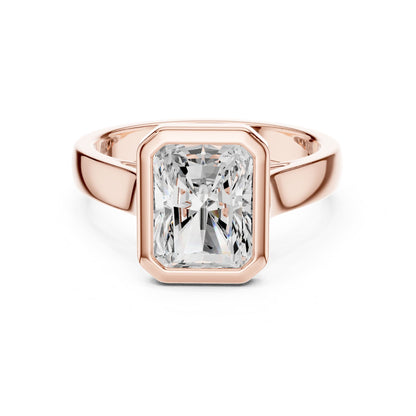 Radiant Solitaire Lab Grown Diamond Engagement Ring