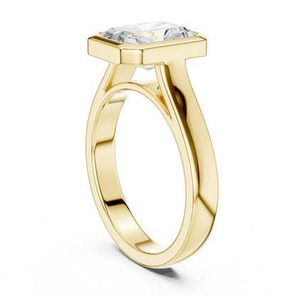 Radiant Solitaire Lab Grown Diamond Engagement Ring